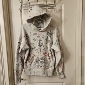 Saint Michael 'BORN x RAISED' Grafitti Hoodie